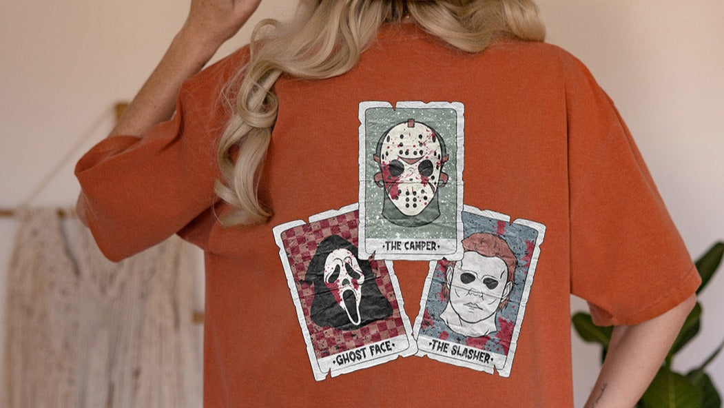 Horror Characters Bad Boys , Horror Characters Vibes, Grunge Halloween DTF Transfer