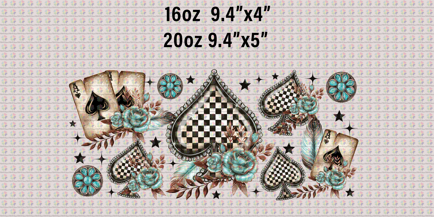 Checkered Ace of Spades