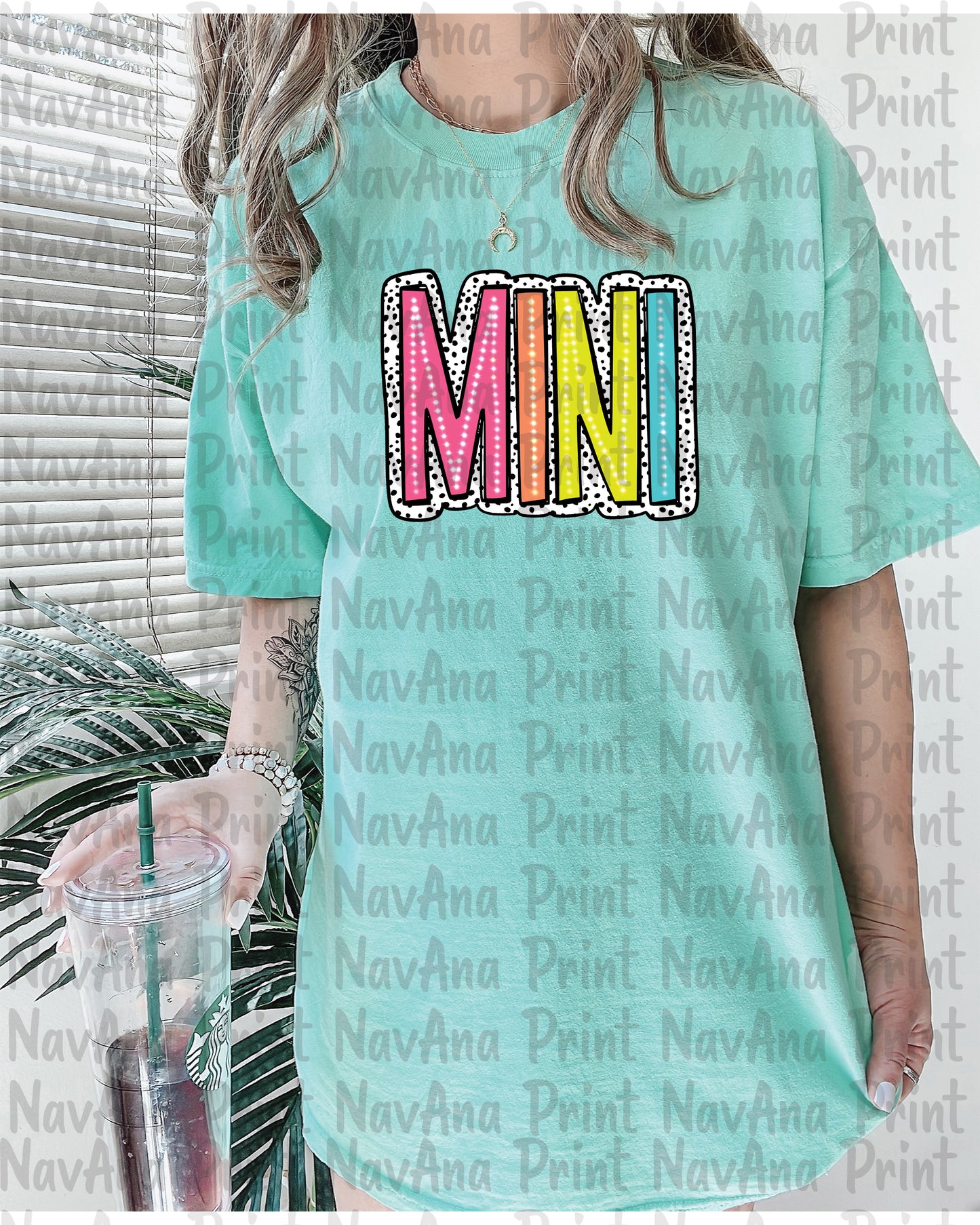 Mini Bright Colorful, Dalmatian, Dotted DTF Transfer