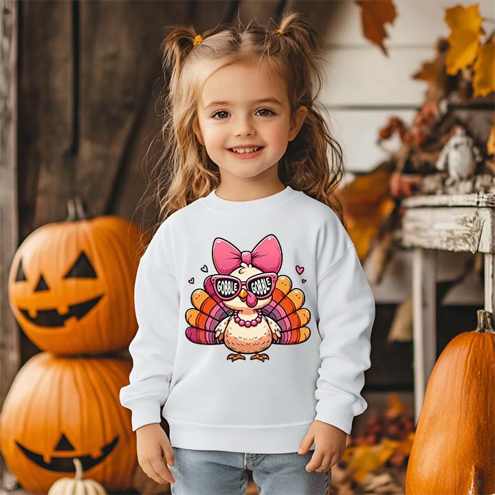 Girl Gobble Gobble Turkey