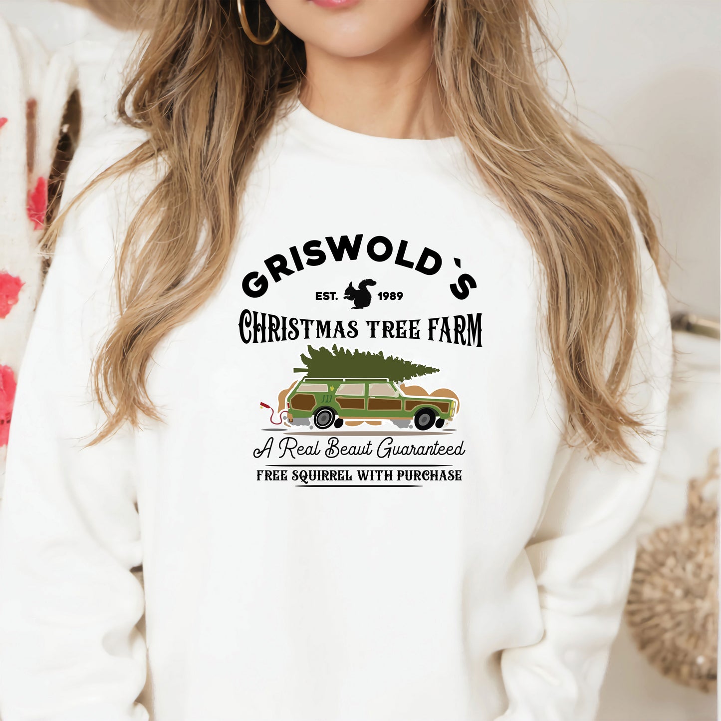 Station Wagon Christmas DTF Transfer