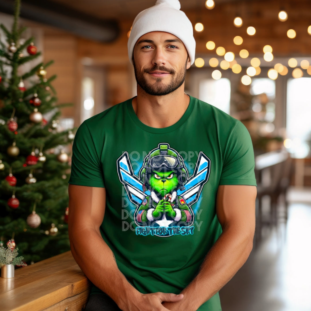 Pilot Green Guy DTF Transfer