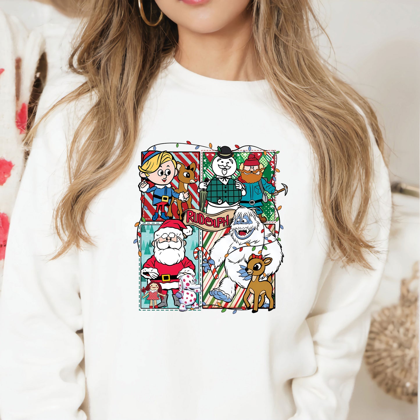 Reindeer Christmas DTF Transfer