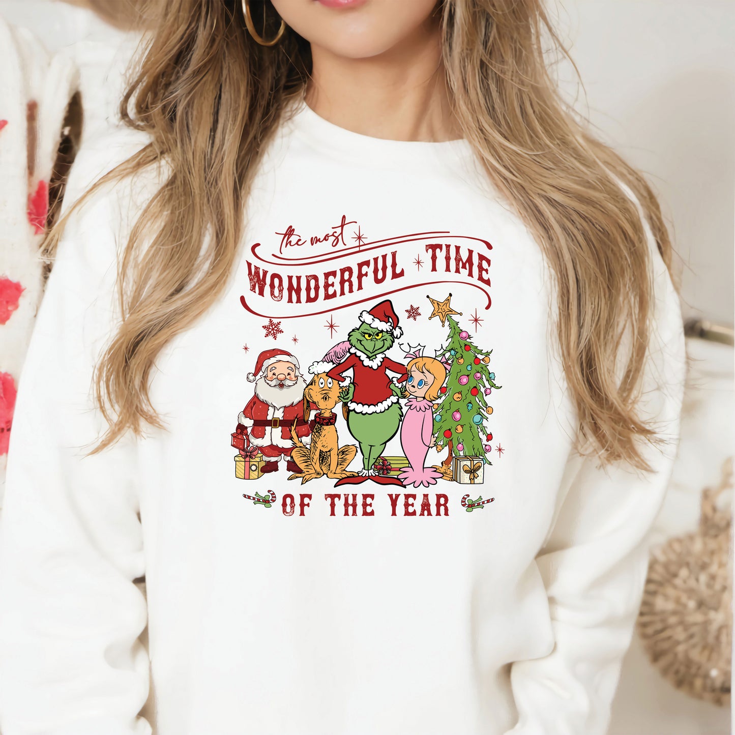 It's The Most Wonderful Time Of The Year Green Guy DTF Transfer