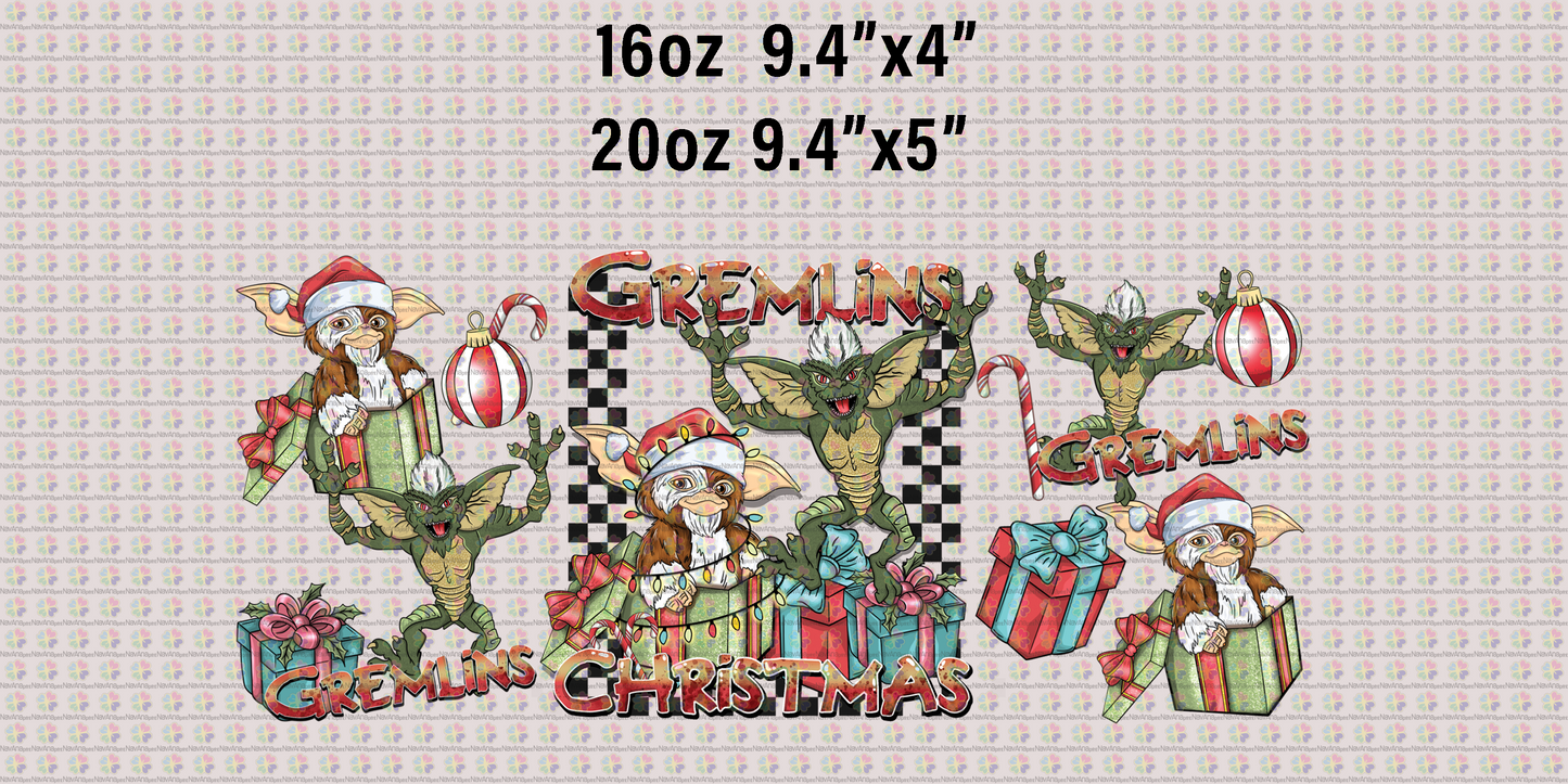 Green Christmas Monsters