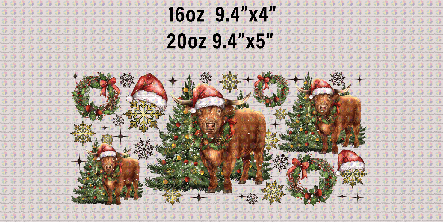 Highland Cow Christmas