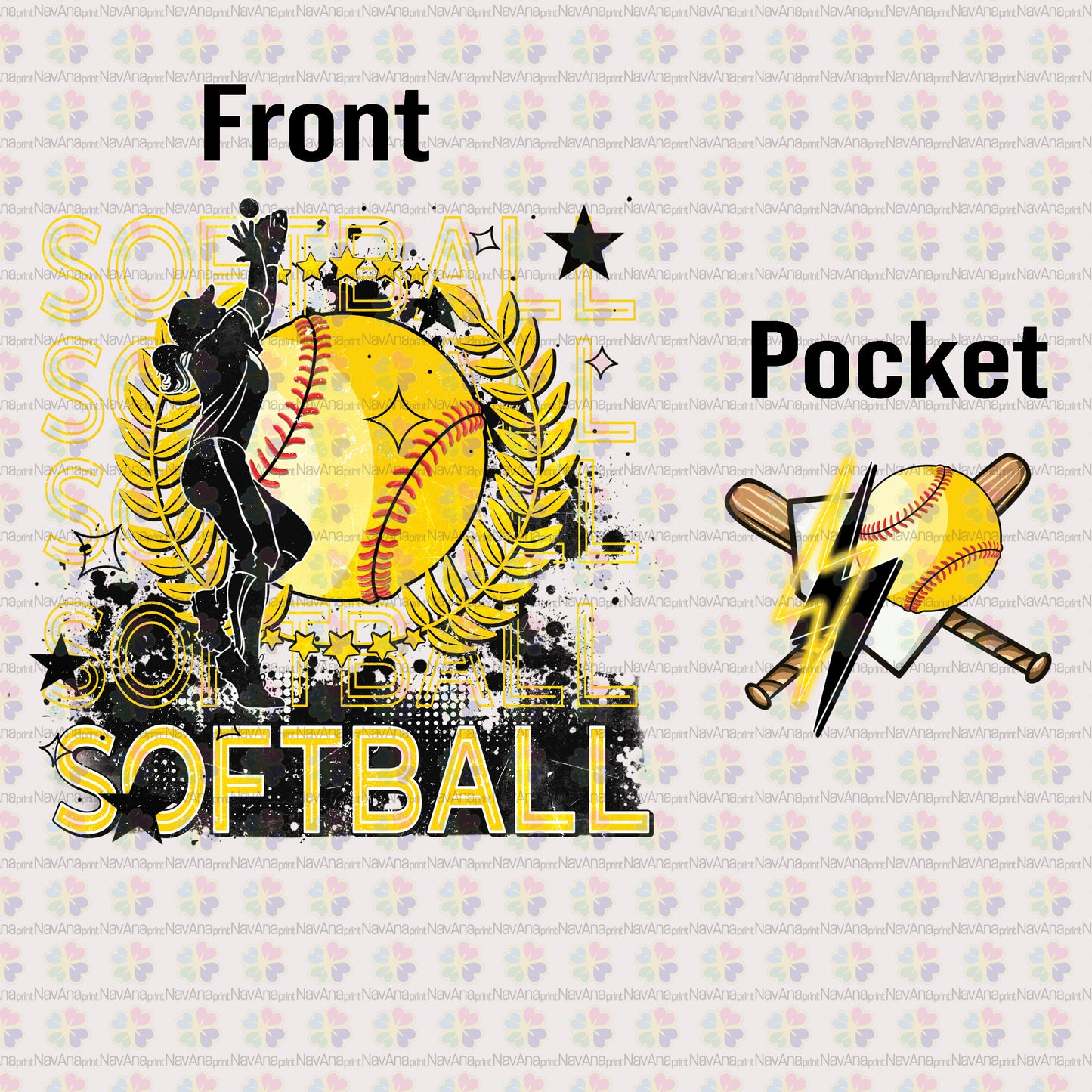 Grunge Baseball Or Grunge Softball