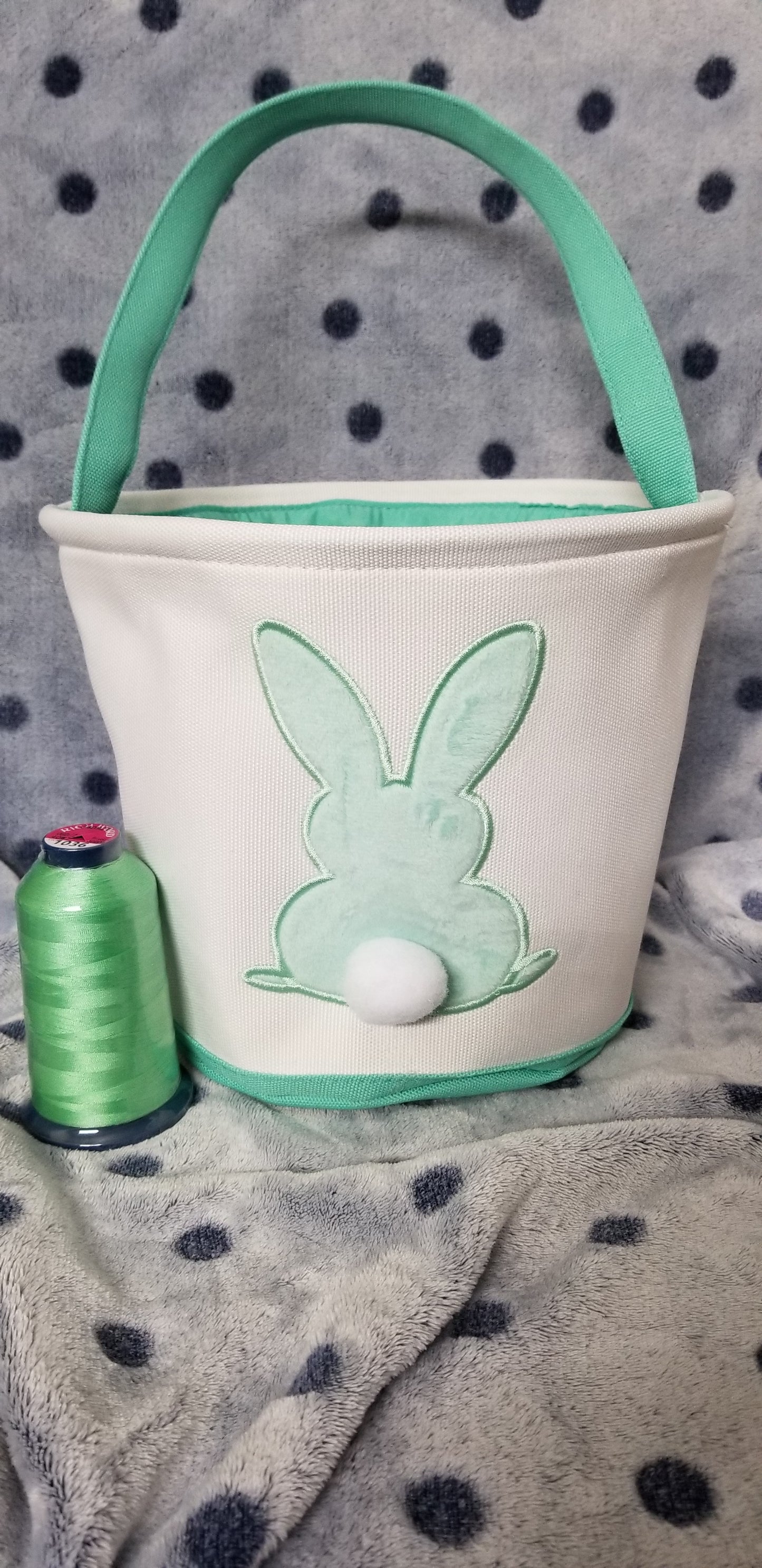 Personalized Embroidered Easter Basket Treat Basket