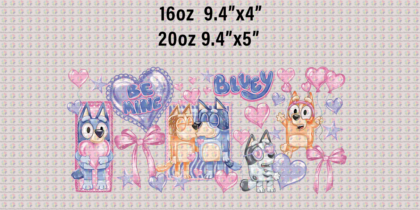 Be Mine Blue Puppy