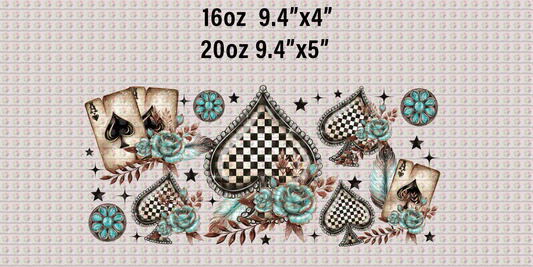 Checkered Ace of Spades