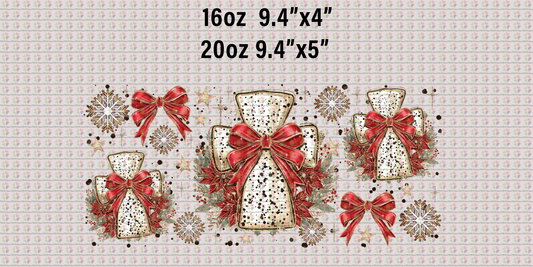 Christmas Cross and Bow