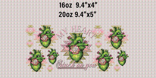Heart Cactus Stuck On You