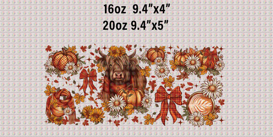 Highland Cow Autumn