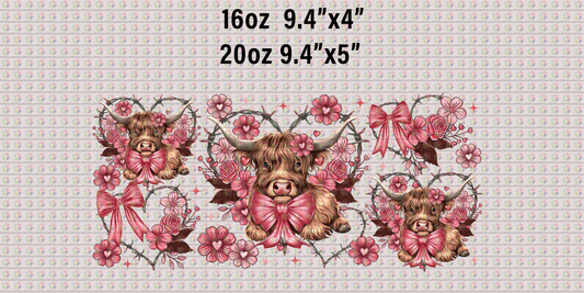 Highland Cow Hearts