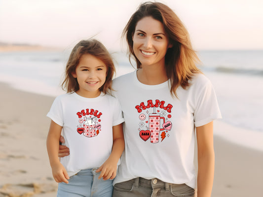 Mama and Mini Pink Thermal and Milk