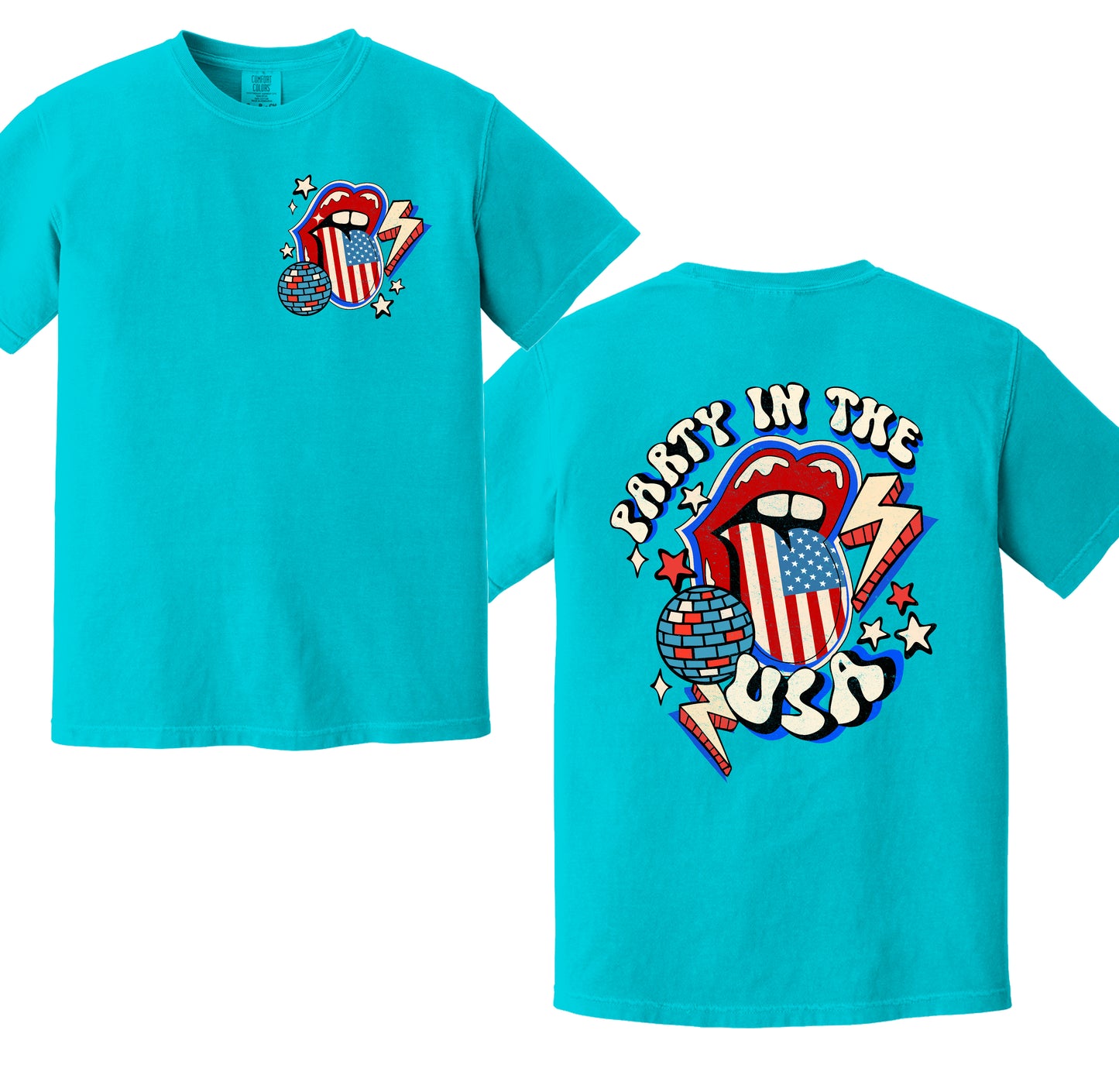Party In the USA Retro, Vintage 4th of July, 4th of July DTF Transfers