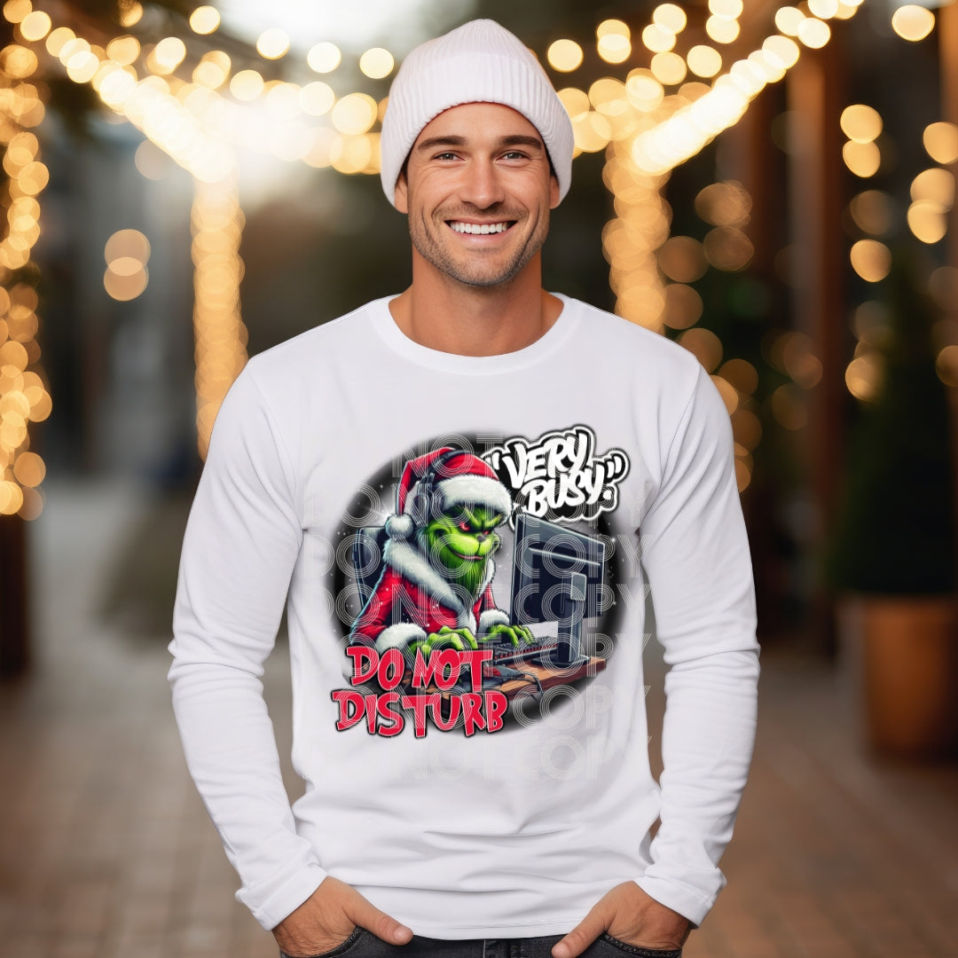 Office Worker Green Guy DTF Transfer