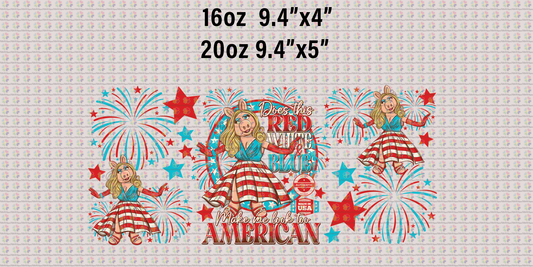 Retro American Puppet Girl