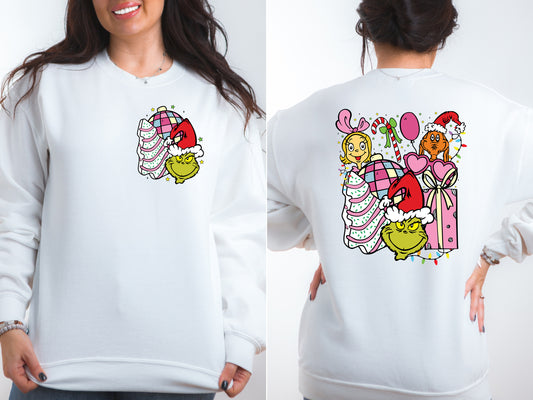 Retro Green Man and Friends with Pocket DTF Transfer