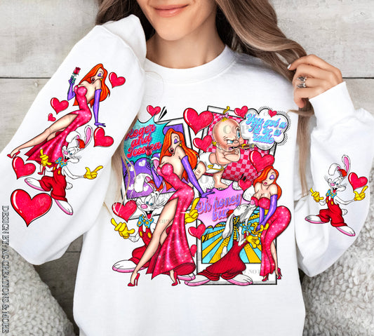 Valentine w/Sleeve option DTF Transfer