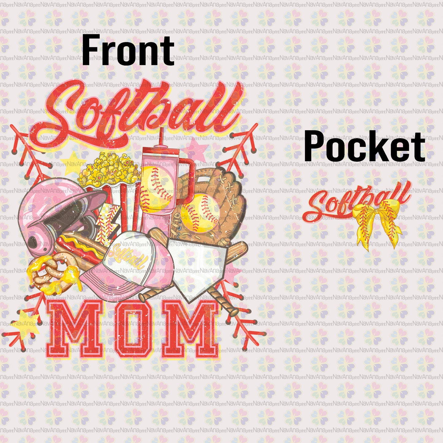 Retro Softball Mom
