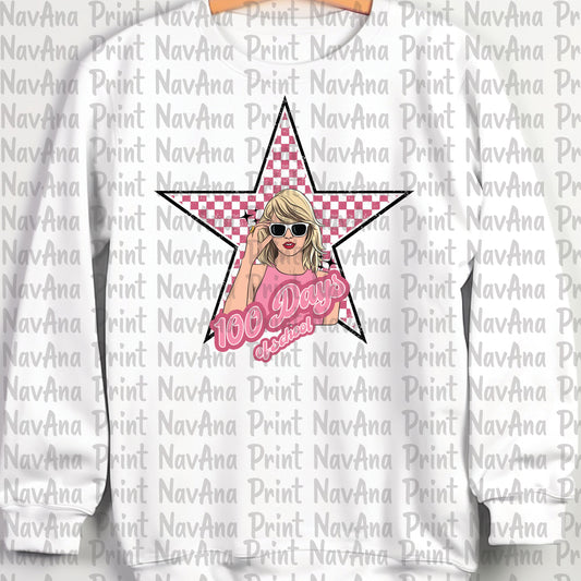 100 Days of School DTF Transfer