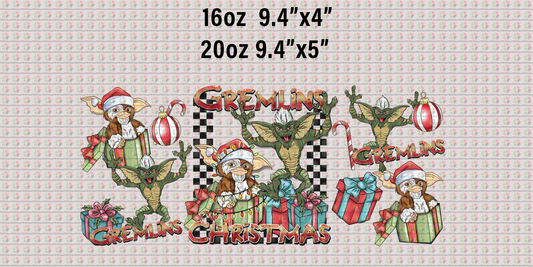 Green Christmas Monsters