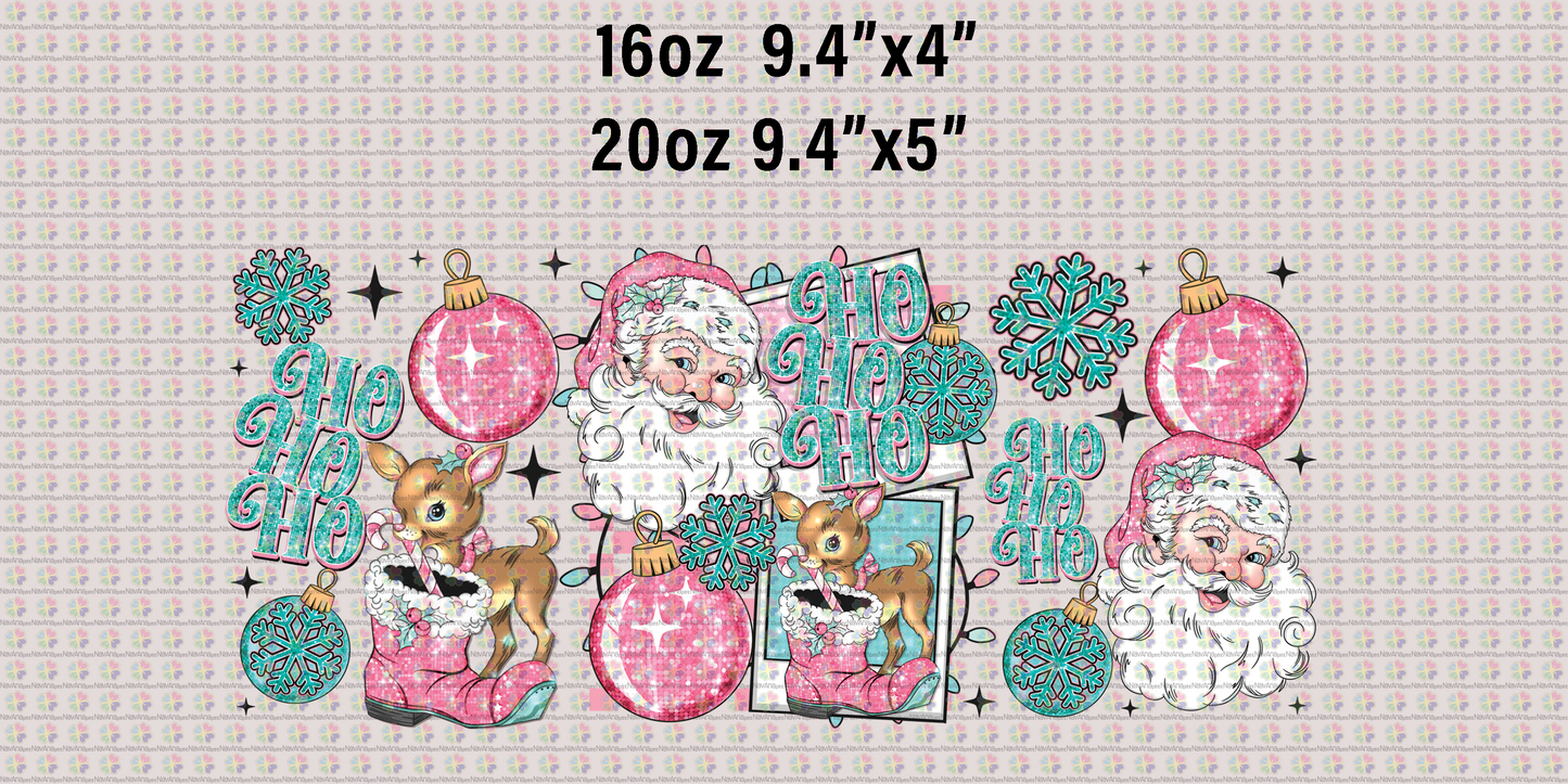 HoHoHo Pink Santa