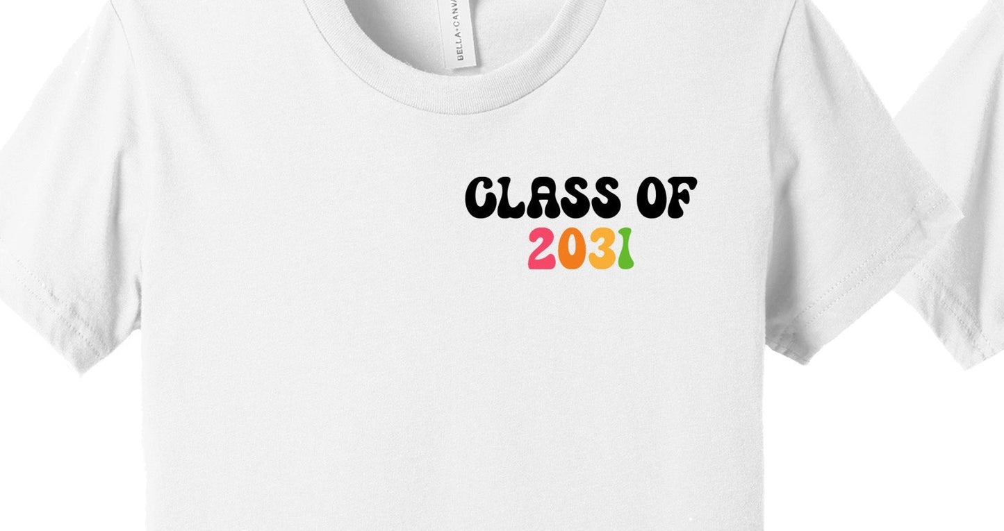 I'm Ready for Fifth Grade But is It Ready for Me with Pocket Class of 2031, Back to School, Black Font or White Font DTF Transfer