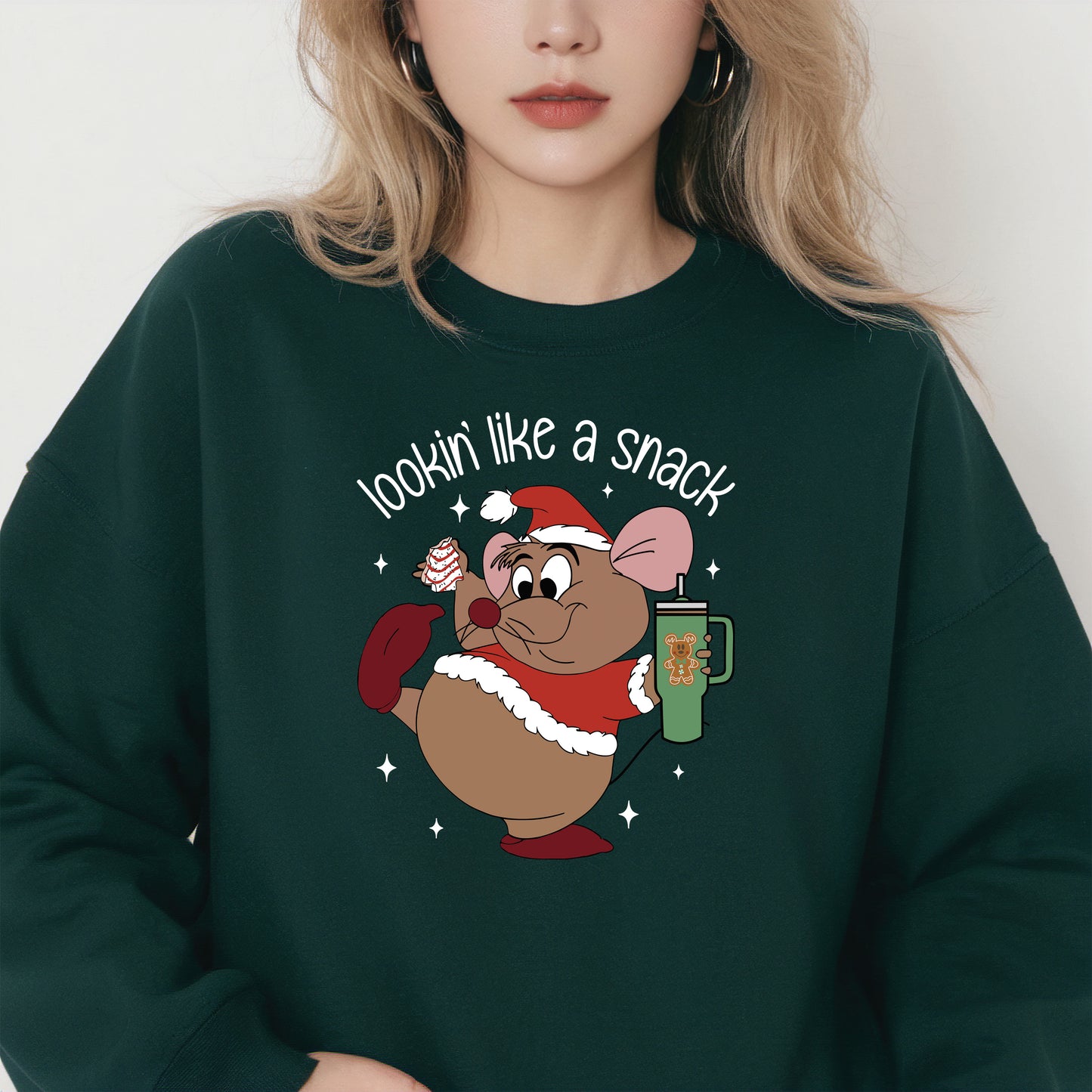 Lookin Like A Snack, Gingerbread Christmas DTF Transfer