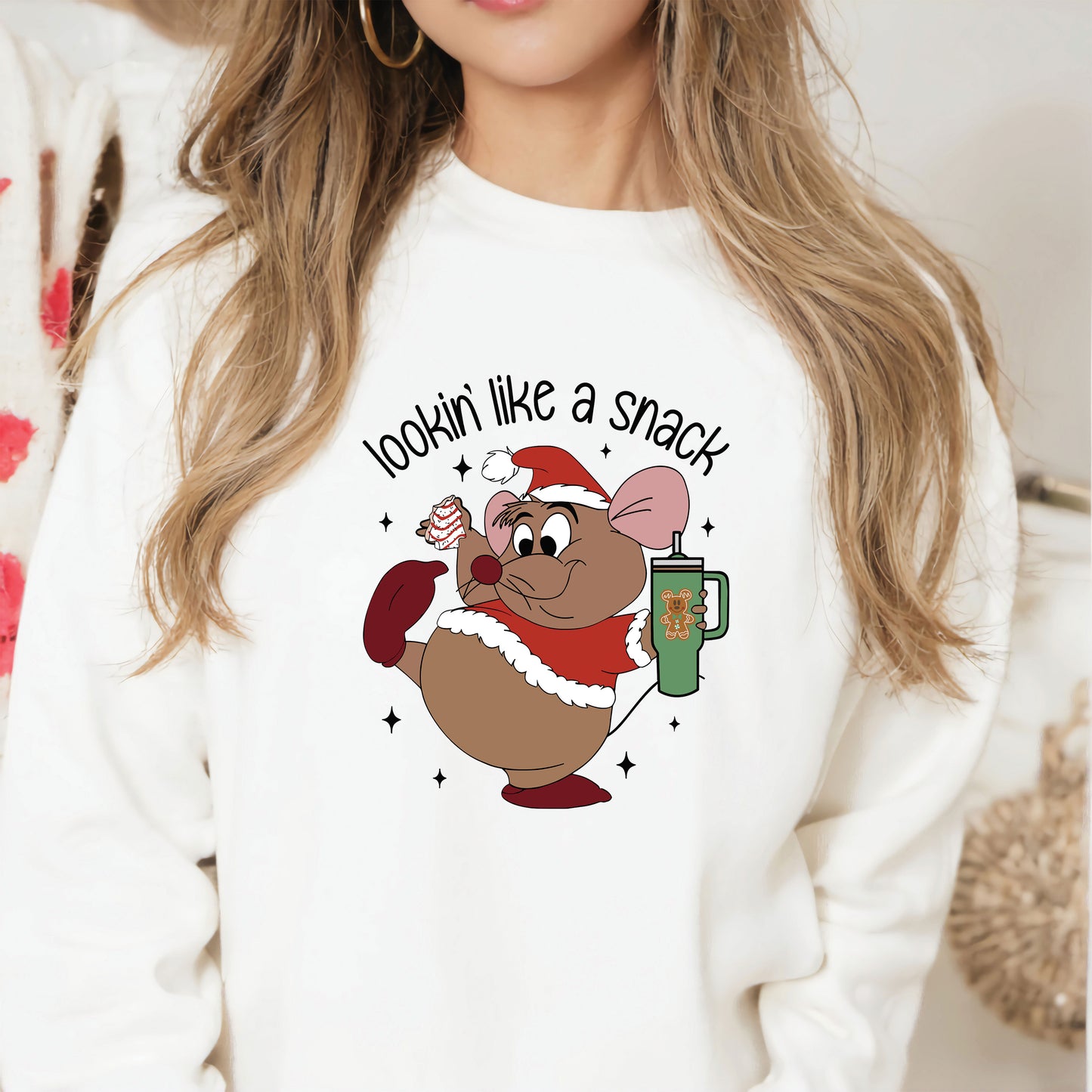 Lookin Like A Snack, Gingerbread Christmas DTF Transfer