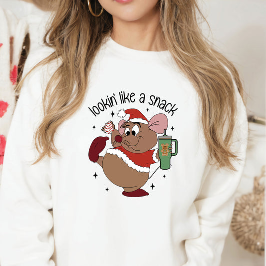 Lookin Like A Snack, Gingerbread Christmas DTF Transfer