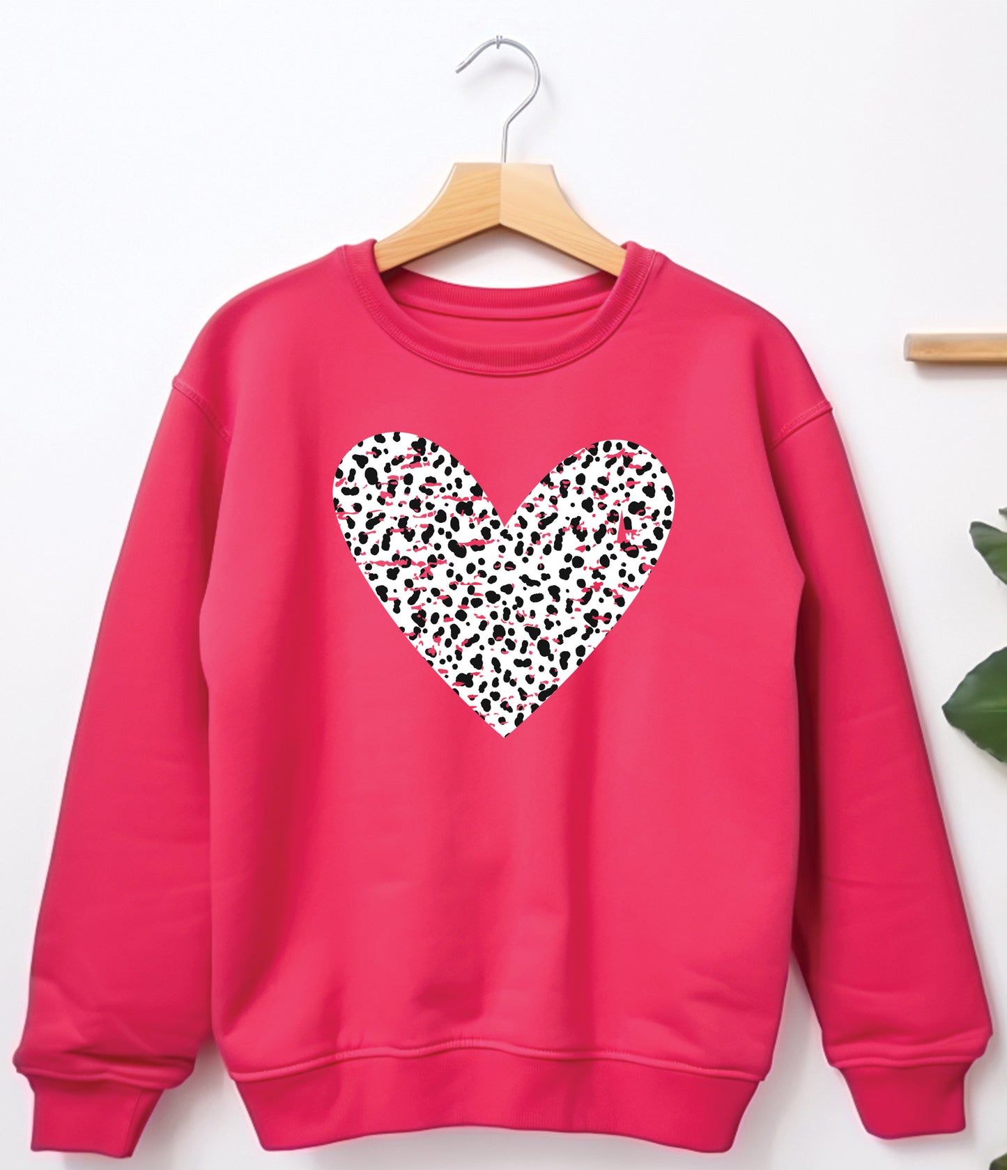 Dalmatian Distressed Heart
