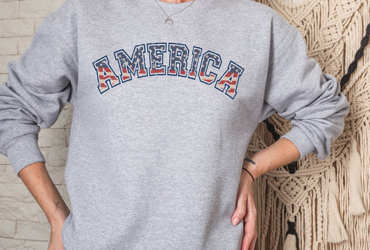 America, Retro, Retro America DTF Transfer
