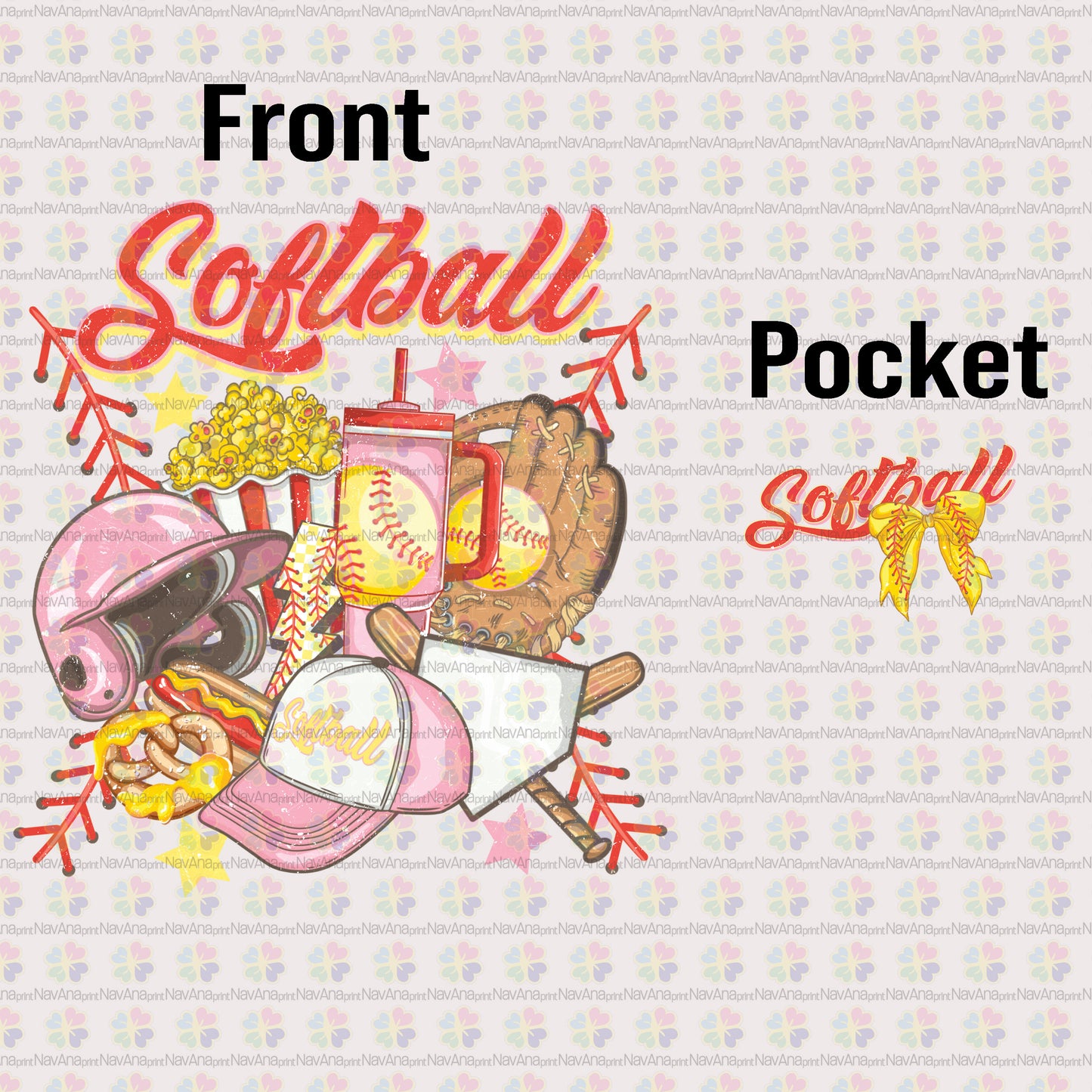 Retro Softball Mom