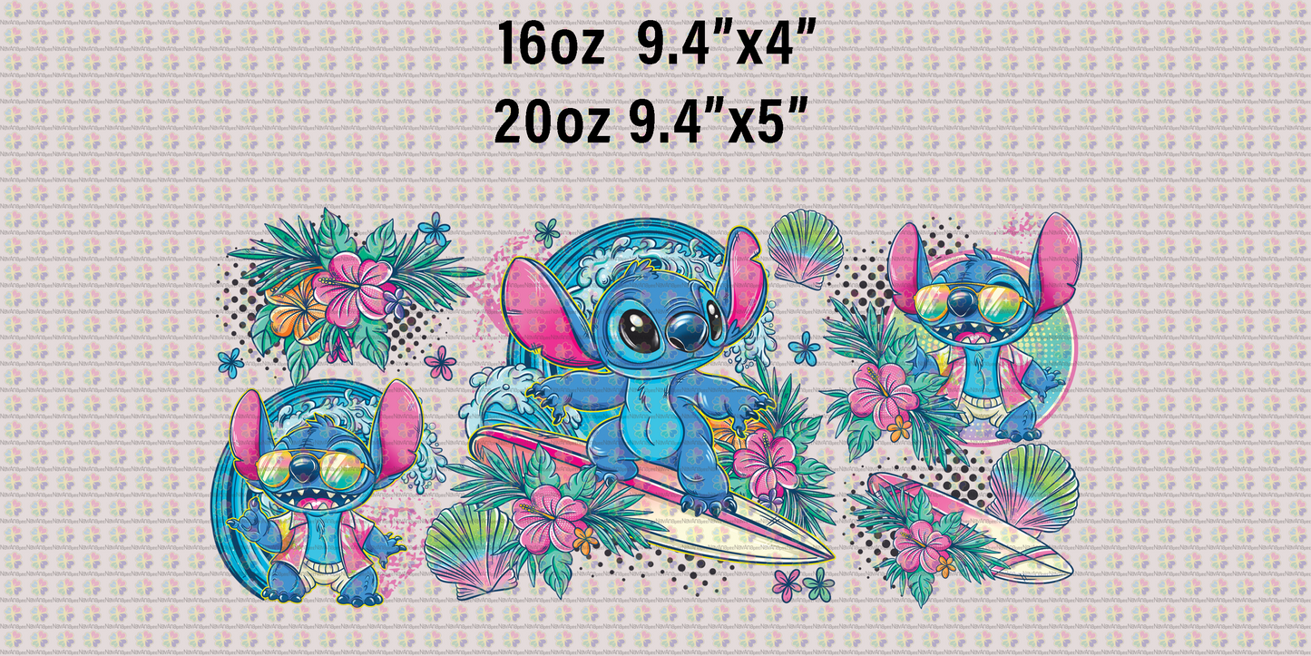 Summertime Blue Alien