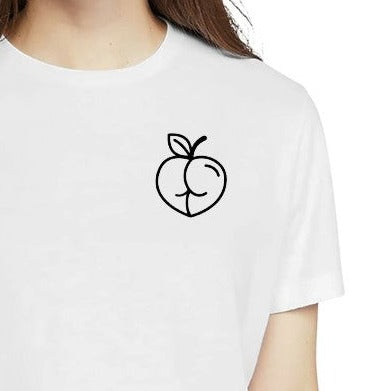 Somebody's Fine A$$ Fiancé, Fiancé, Peach Butt, Skeleton Peace Sign, Wavy Text DTF Transfer