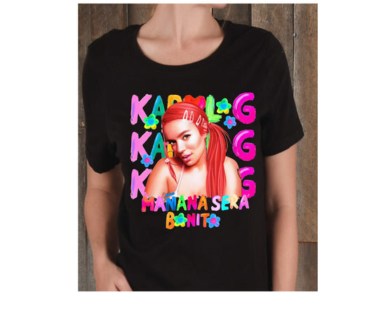 Karol G Manana Sera Bonita Pony Tail DTF Transfer