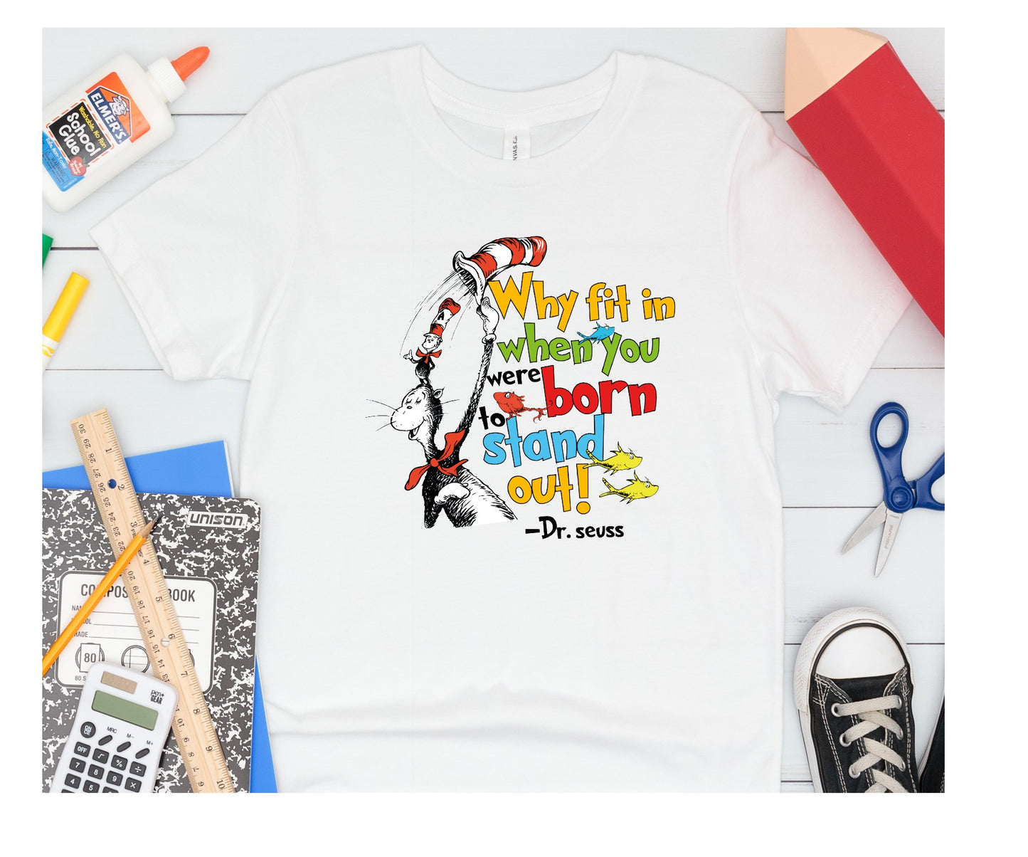 Why fit in when you were born to stand out DTF Transfer